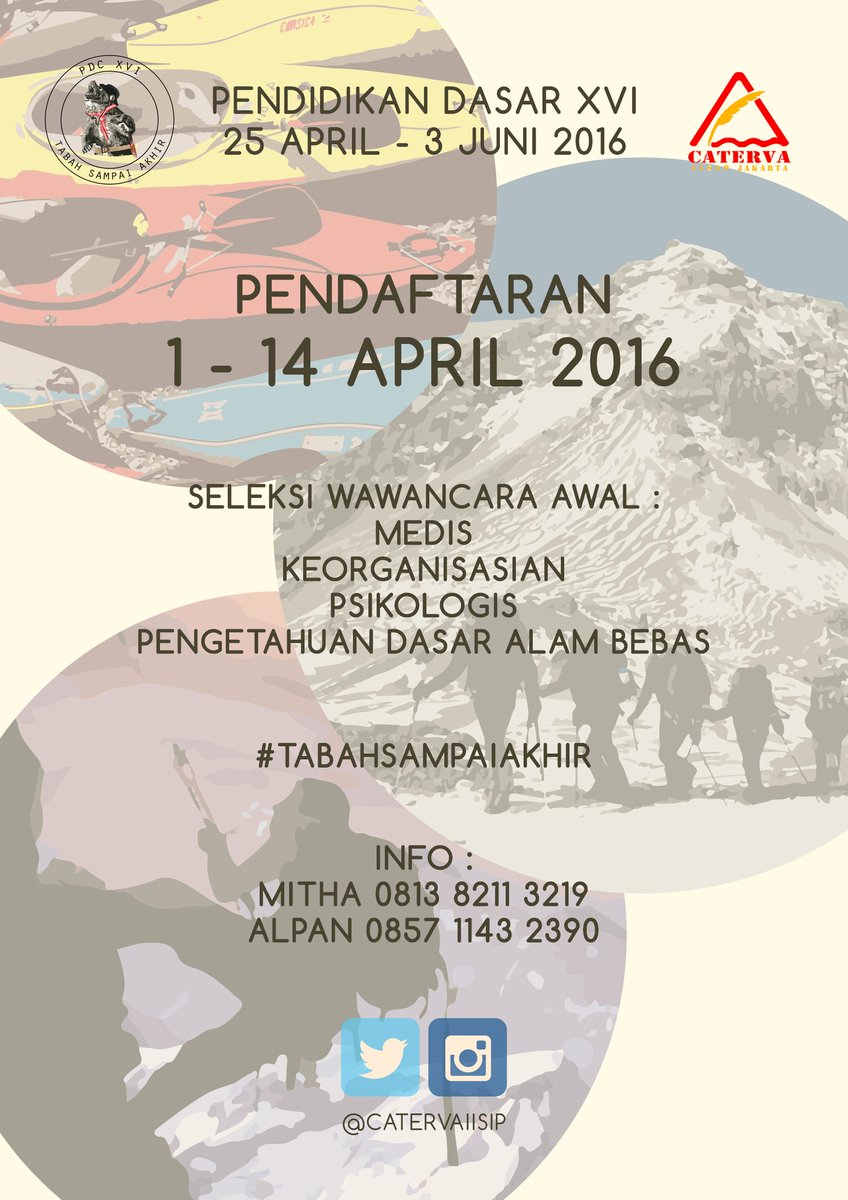 Dare to be different? UKM PAB Caterva Oprec. Ayo daftarkan diri kalian dan jadilah bagian dari kami. <a href="/IISIP_Jakarta/">IISIP JAKARTA unfcl</a>