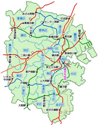 地図　昭和52年　横浜市全域図　3万分の1　バス路線明細　人文社 地図 昭和52年 横浜市全域図 3万分の1 バス路線明細 人文