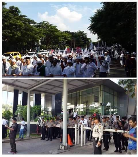 walisongo063's tweet photo. Media Sampah ogah meliput Aksi Demo Menyuarakan Kebenaran. @Metro_TV @tvOneNews @KompasTV  #SeretAhokSekarangJuga https://t.co/qxswNmP7EX