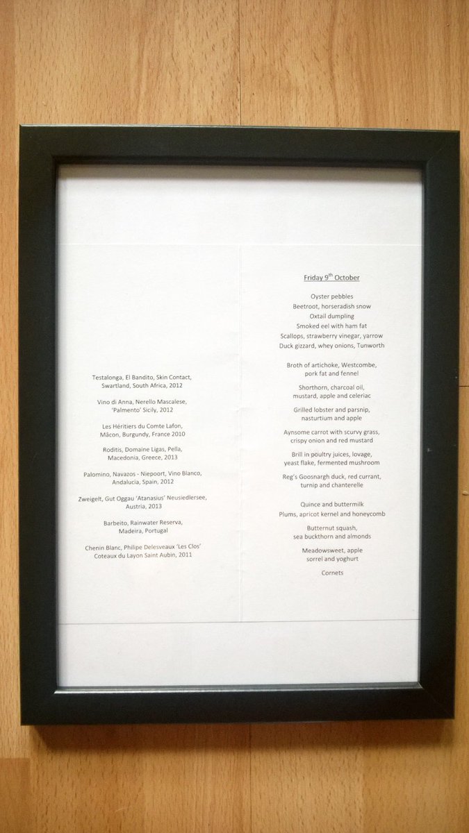 SuperFunThyme's tweet photo. #LEnclume #Michelin #restaurant #Cartmel - Menu from 9th Oct 2015 https://t.co/pGNo6xVdi7 #Foodie #SuperFunThyme https://t.co/8tLAGNiip3