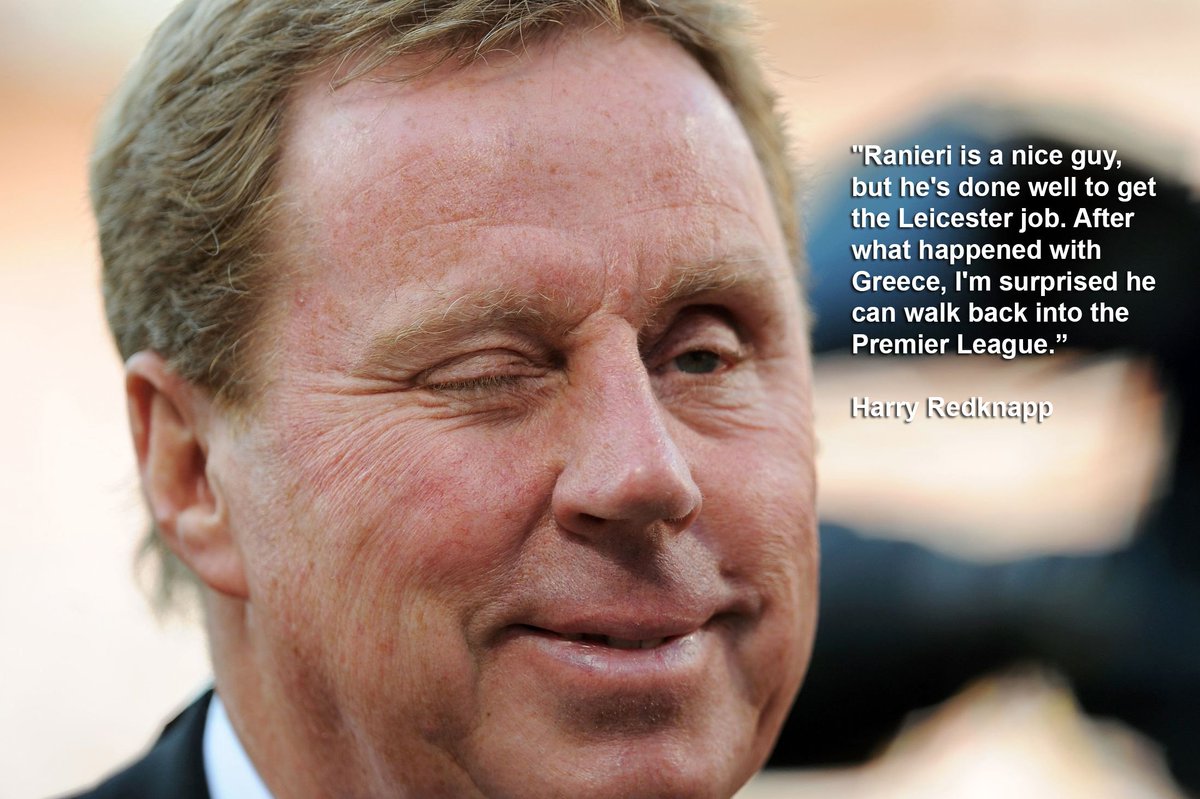 LCFCgoingdown's tweet photo. Harry Redknapp, August 2015. #LCFC https://t.co/yhpqvTDeOB