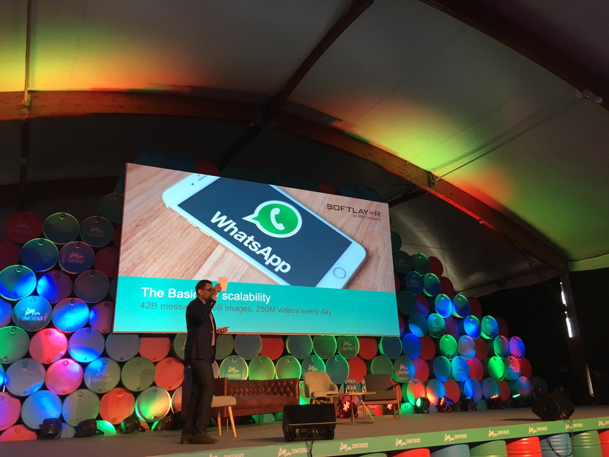 abutler's tweet image. "Why is IBM at @stepconference? Because we believe the next whatsapp is in this room." @magedwassim at #IBMatSTEP