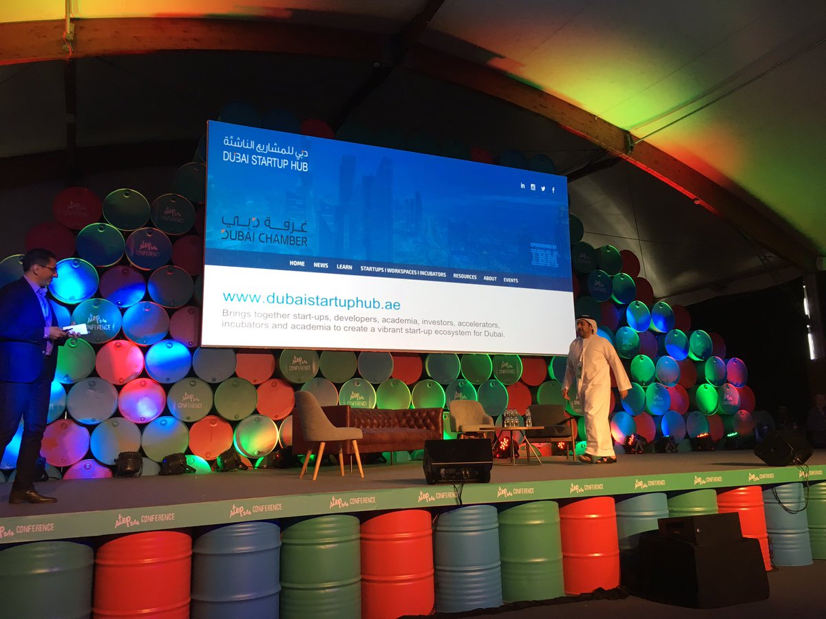 abutler's tweet image. .@magedwassim and @dubaichamber announce @DubaiStartupHub at @stepconference #ibmatstep