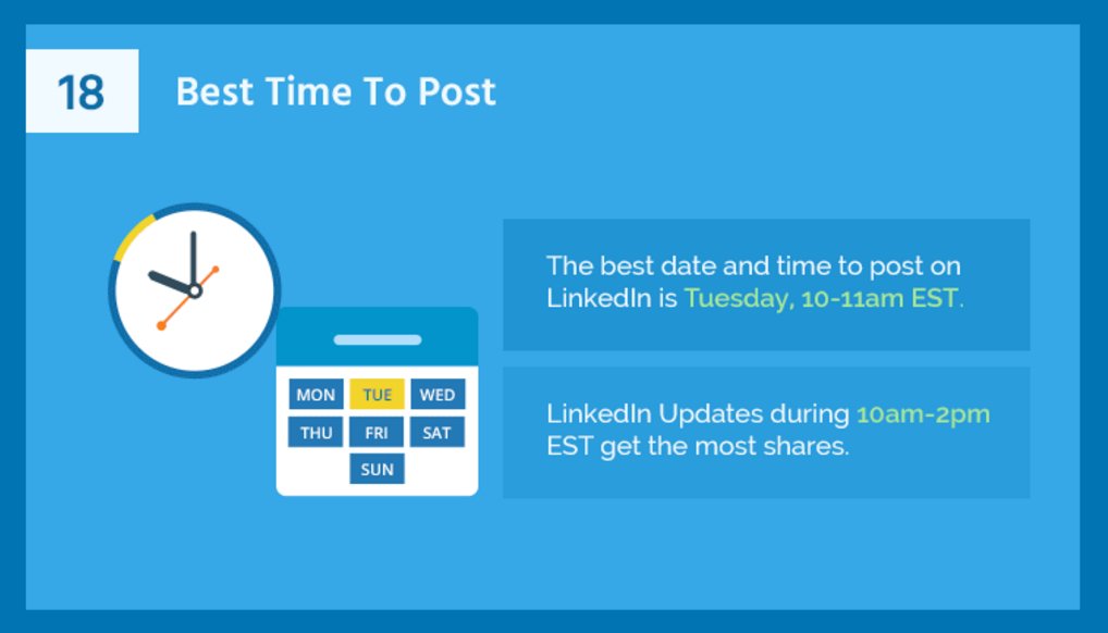 Entrepreneur's tweet photo. 18 Tips to Create Your Perfect LinkedIn Profile (Infographic) by @carlyokyle https://t.co/DpKHgg5rMX https://t.co/U2L13lxVMF