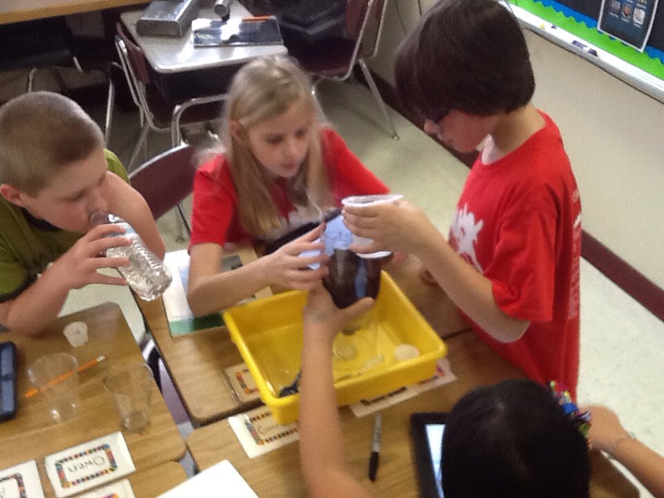 We planted our Mustard, Alfalfa and Rye Grass seeds to create our terrariums!