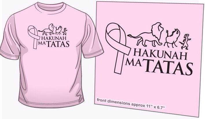 Get your tshirts today in the roto! 2 cancer t-shirts for only $10