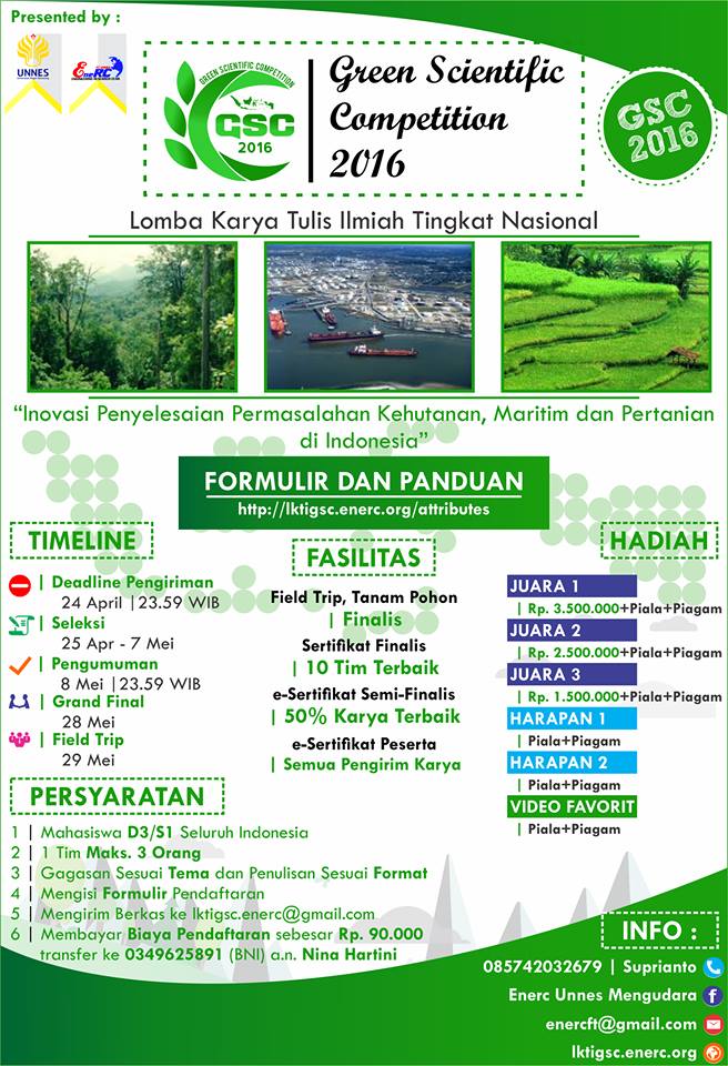 lktigsc_enerc's tweet photo. #LKTIN #GSC2016 I DL 24 April I 90K Full Paper I Suprianto : 085742032679 I https://t.co/ROwOysSChg I #KarenaTwitter https://t.co/jhw2fLDGxP