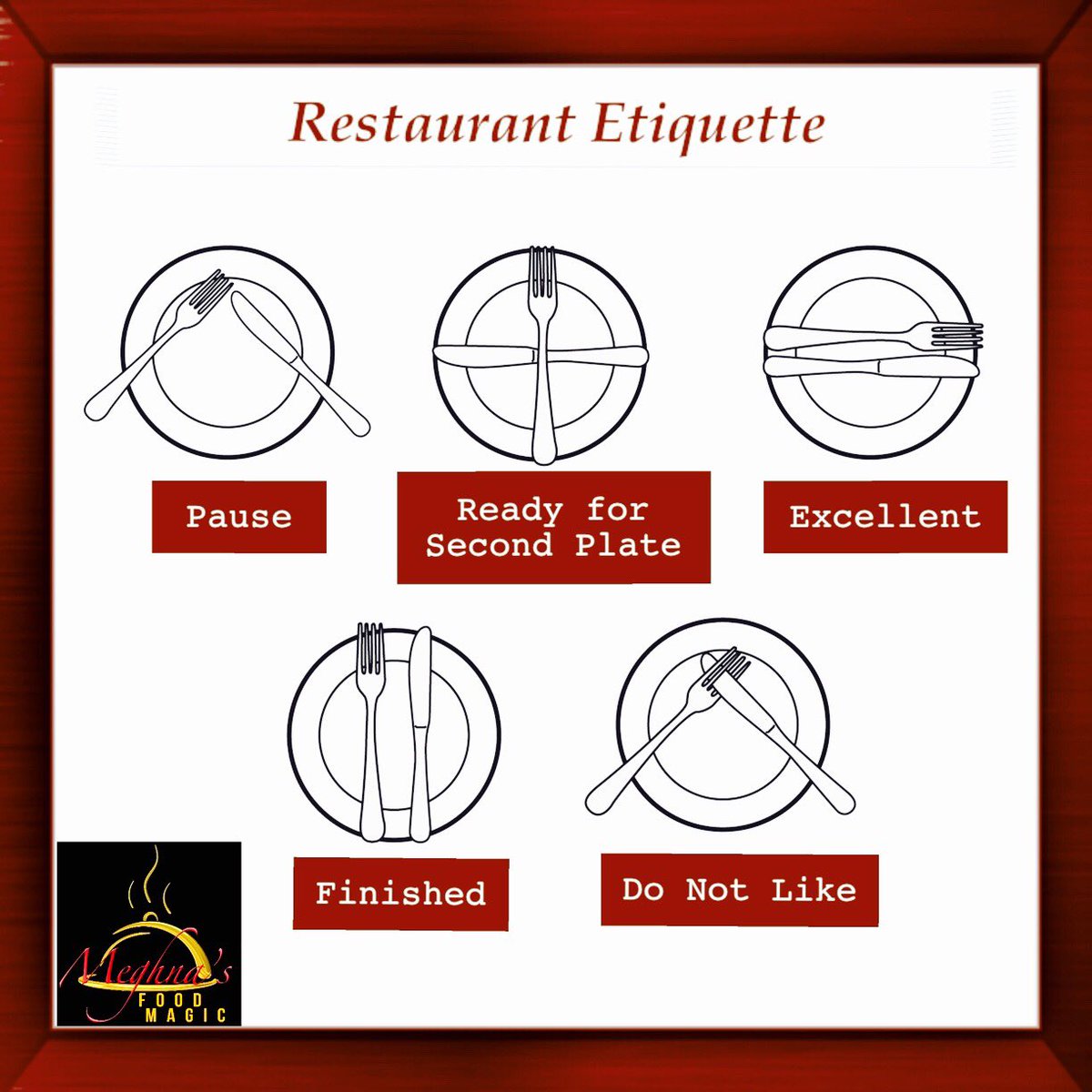 MeghnaFoodMagic's tweet photo. #MeghnasMagicTips Friends &amp; good manners will carry u where money won't go. Showcase etiquette &amp; impress her https://t.co/41au7PEApN