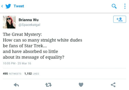 MasterHypeTrain's tweet photo. @THEREALRTU @steve_shives I guess he's an SJW like this lady https://t.co/aZh0WYVYkh