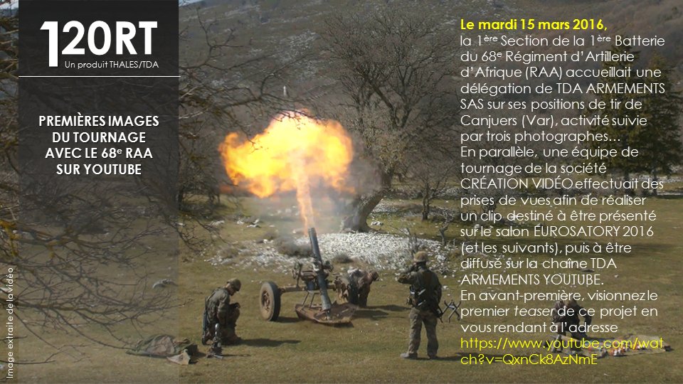ThalesDefence's tweet image. 1ères image de notre tournage avec le #68eRAA à Canjuers youtu.be/QxnCk8AzNmE #Mo120RT #Mortiers @armeedeterre