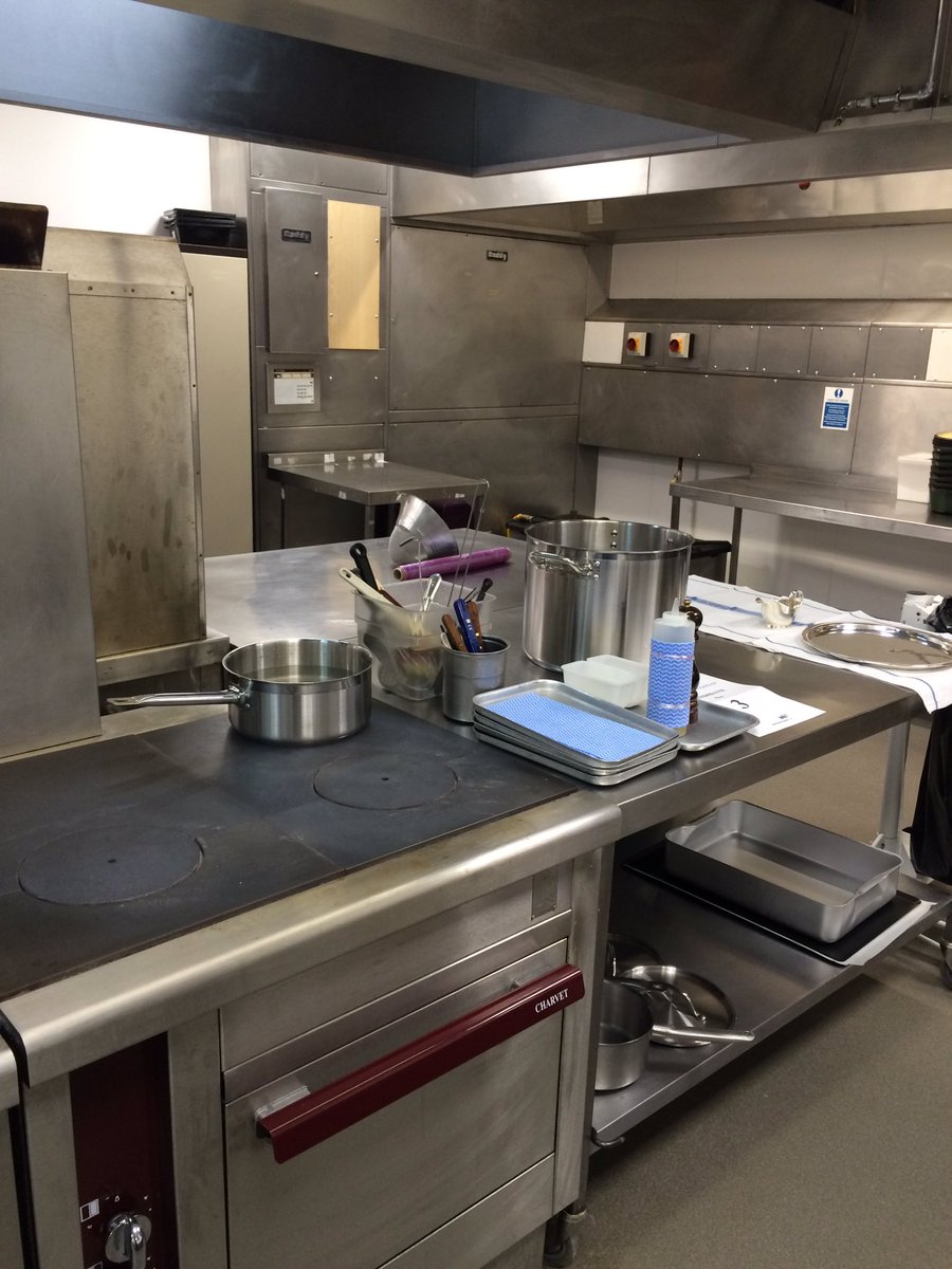 TerryTintonChef's tweet photo. @RouxScholarship @PierreGagnaire @ChefAlainRoux @michelrouxjr @Westking stations are set and ready #GoodLuckChefs https://t.co/rpxMNxqYZu