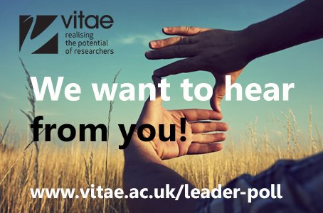 Vitae_news's tweet photo. Researchers, have you benefited from working with an effective leader? Share views by 18 Apr https://t.co/YhAp5KaxoM https://t.co/NwOUMOjgjc
