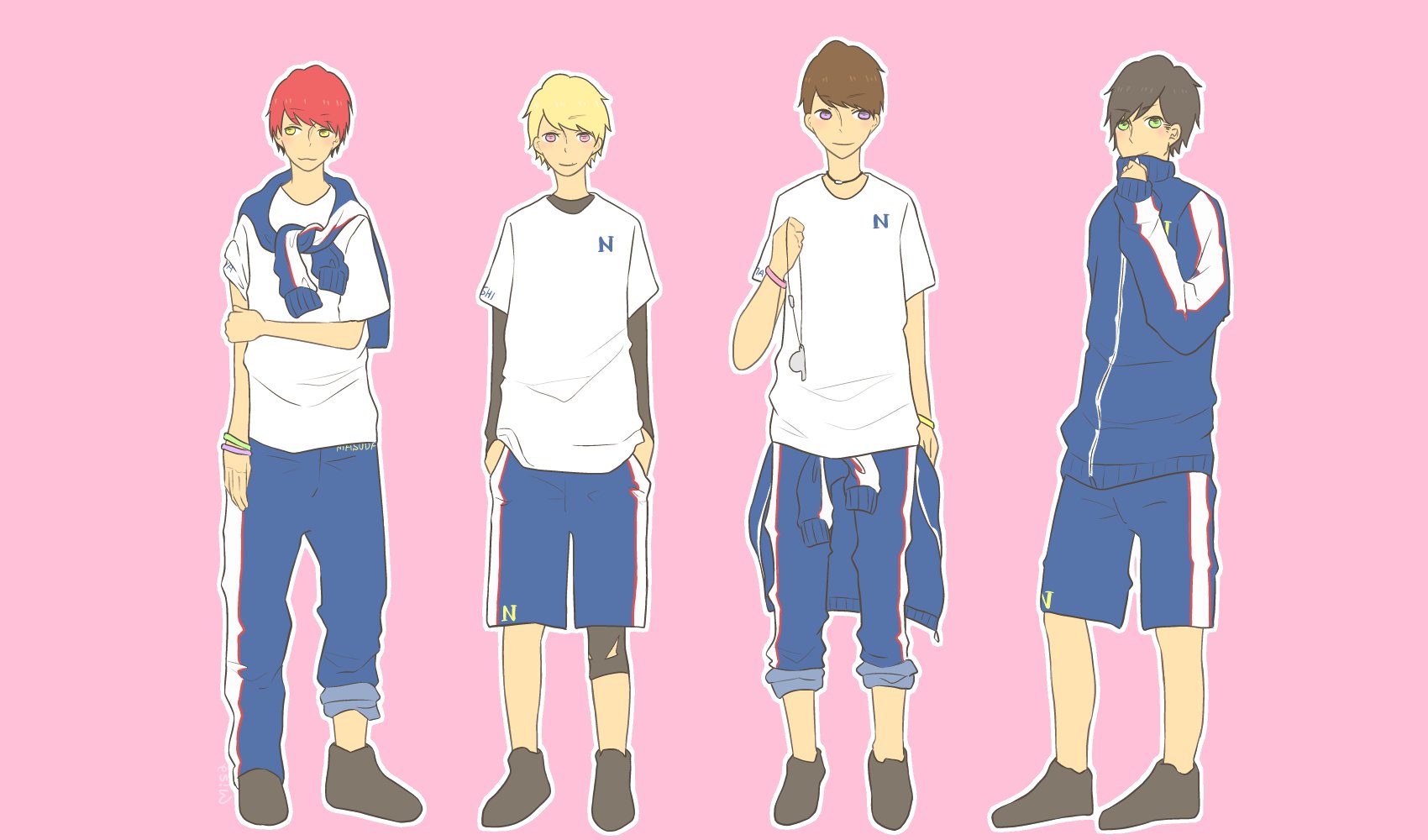 み ˆoˆ さ Al Twitter 個人的に好きな学校ジャージの着こなし4選 Newsでお絵かき T Co Ebstekbjnk Twitter