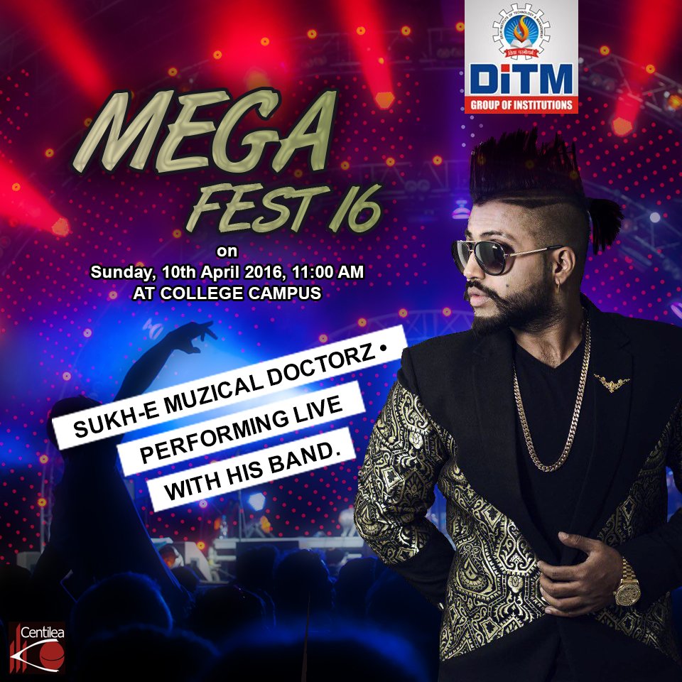 ditmcollege1's tweet image. We are back with new date for the MEGA musical fest to be held on 10th April. welcome of all students staffs faculty