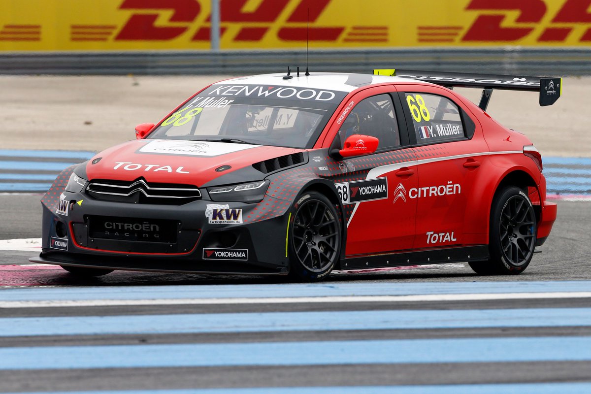 WebFotoMotor's tweet photo. #Citroen sigue siendo coche a batir mundial WTCC, victoria de JM Lopez en #PaulRicard circuito @CitroenEspana https://t.co/L5rkIQ9wrA