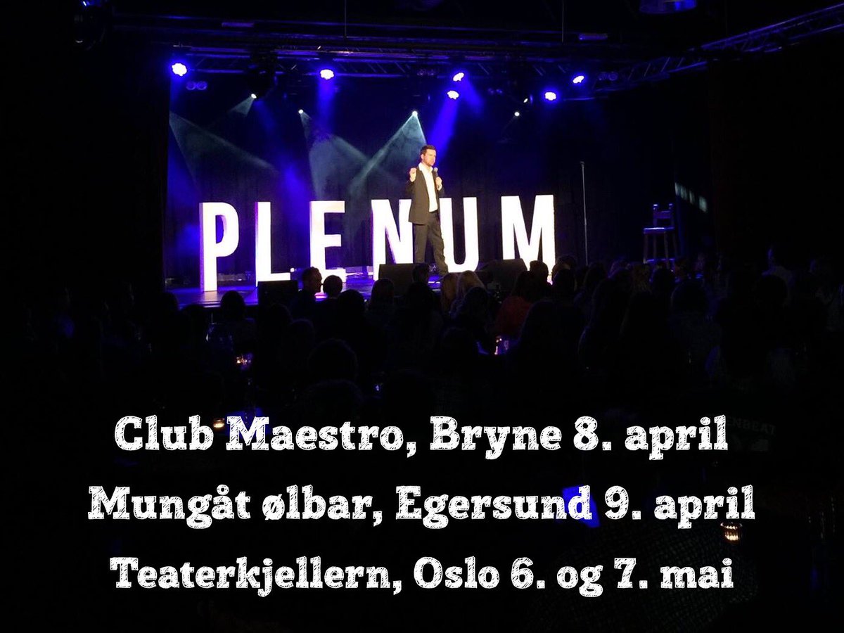 AndUlv's tweet photo. Hei, Bryne. Og hei, Egersund. Kom på show, da. Hhv. fredag og lørdag. https://t.co/fjFNbXwT2O