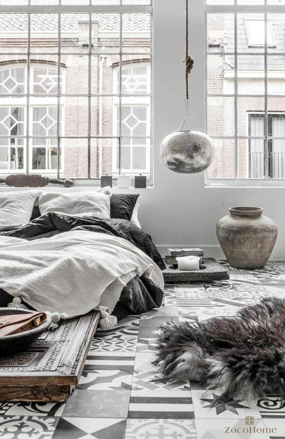 Who else wishes they were still in bed? #Scandinavian #interiorstyle #minimalist
