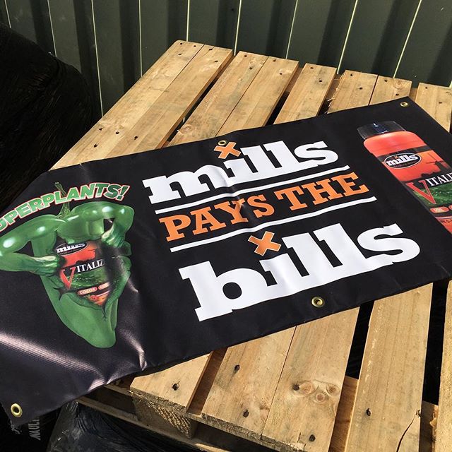 Mills "Vitalize" banners have arrived for UK retailers..Turns plants into Superplants! #Vitalize #Mills #Nutrients