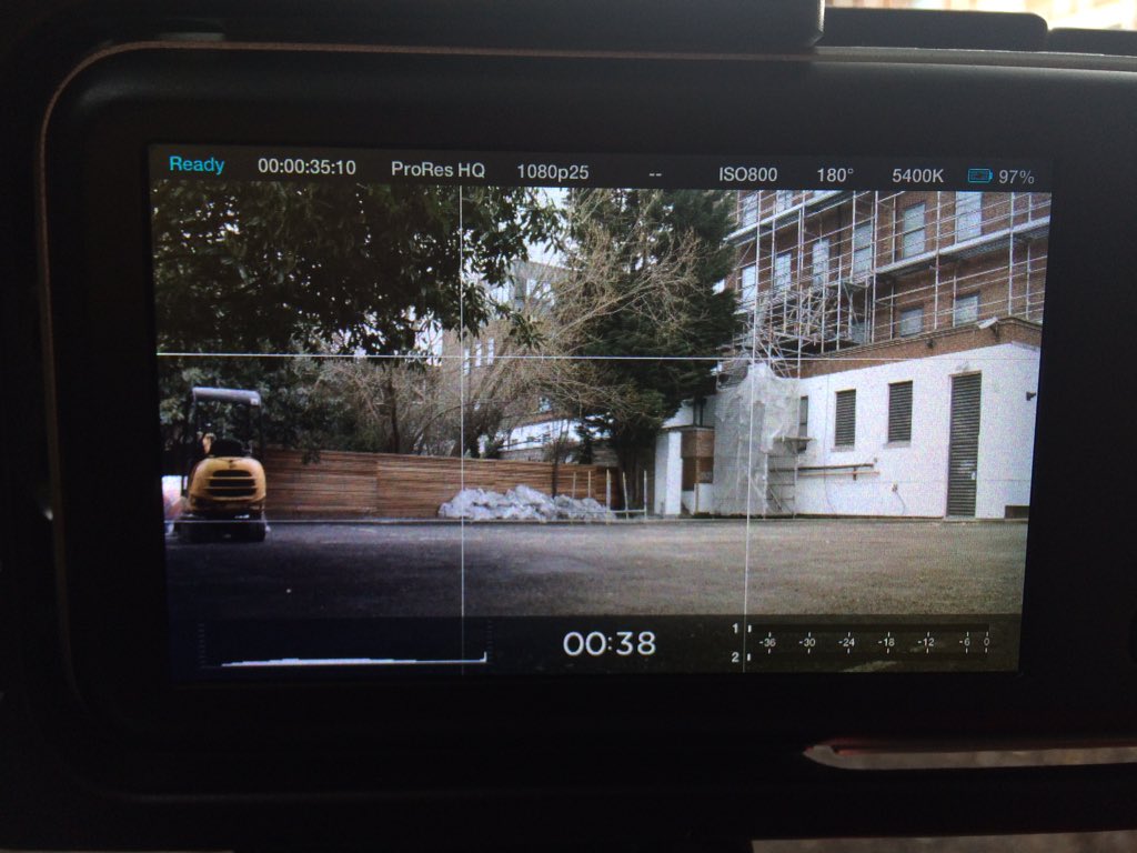 ArchieGuinchard's tweet photo. Shooting a timelapse of a car park renovation today! First day of four! #cameraman #bmpcc #chasingdollar https://t.co/7BFG1hZy5G