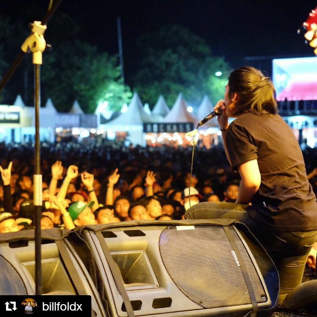 picafest 2016 at Gor Ngurah Rai Bali. Hacep abisss @billfoldx 😍😍