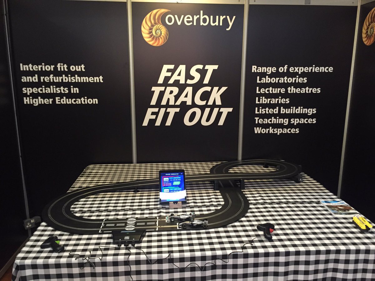 emmakeyse's tweet photo. Leaderboard taking shape, can you make the @Overburyplc podium? #AUDE2016 #fasttrackfitout https://t.co/AgG6CYp379