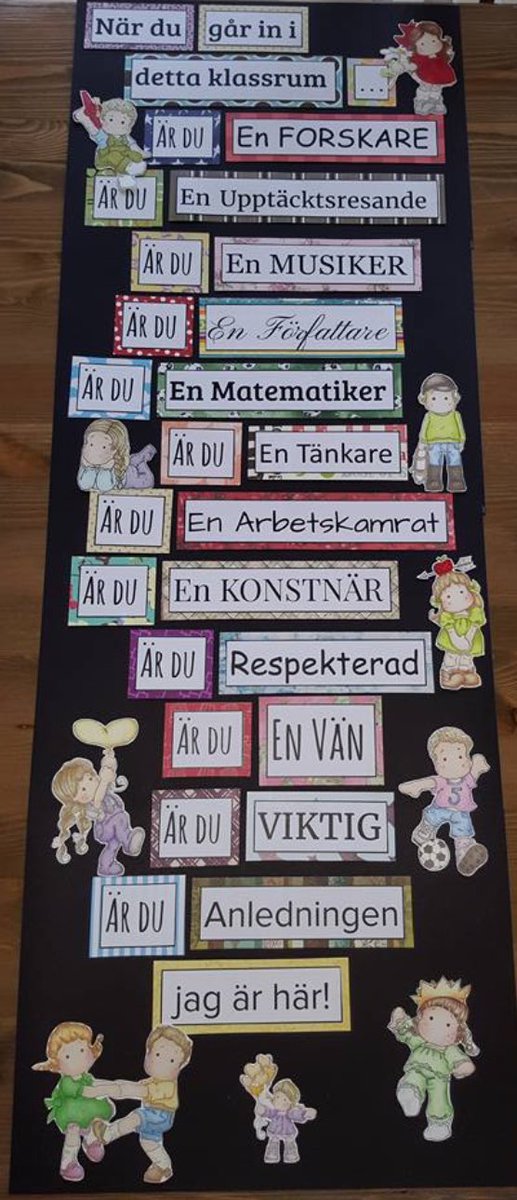 När du går in i detta klassrum ... är DU anledningen jag är här. #viktigvuxen #christelerlandsson