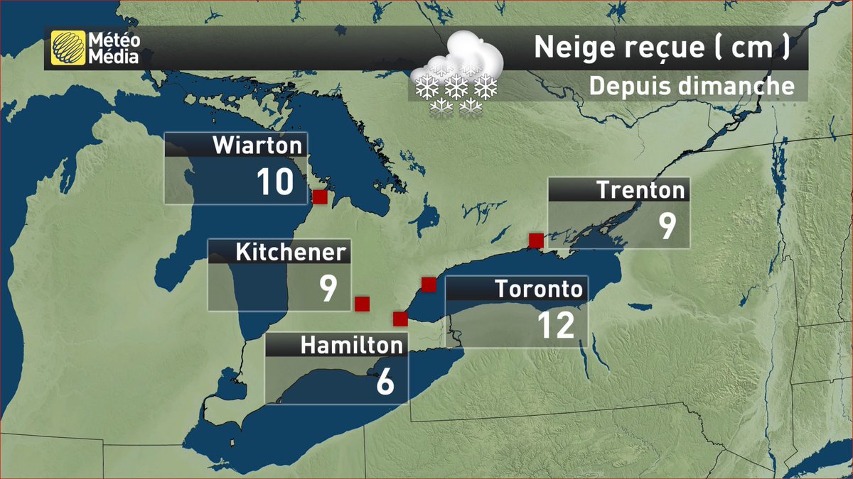 Claudia_V23's tweet photo. Mine de rien, il a bcp neigé en Ontario la nuit dernière... mais nous ne seront pas touchés! #mm #meteoqc https://t.co/es0fepQqKj