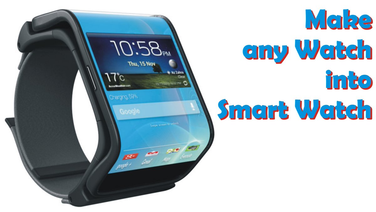 cmb_technoworld's tweet image. Make any watch into SMART WATCH!
Check out and download the link below to know how!
bit.ly/1W0jG4h