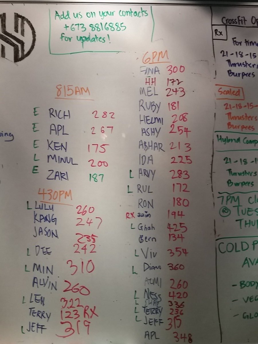 Coolzster's tweet photo. Today on Ruby's workout. #ididnotdietoday #crossfit #workout #isurvived #hybridmovement #AMRAP20 #fuckme https://t.co/bFpqnEouV0