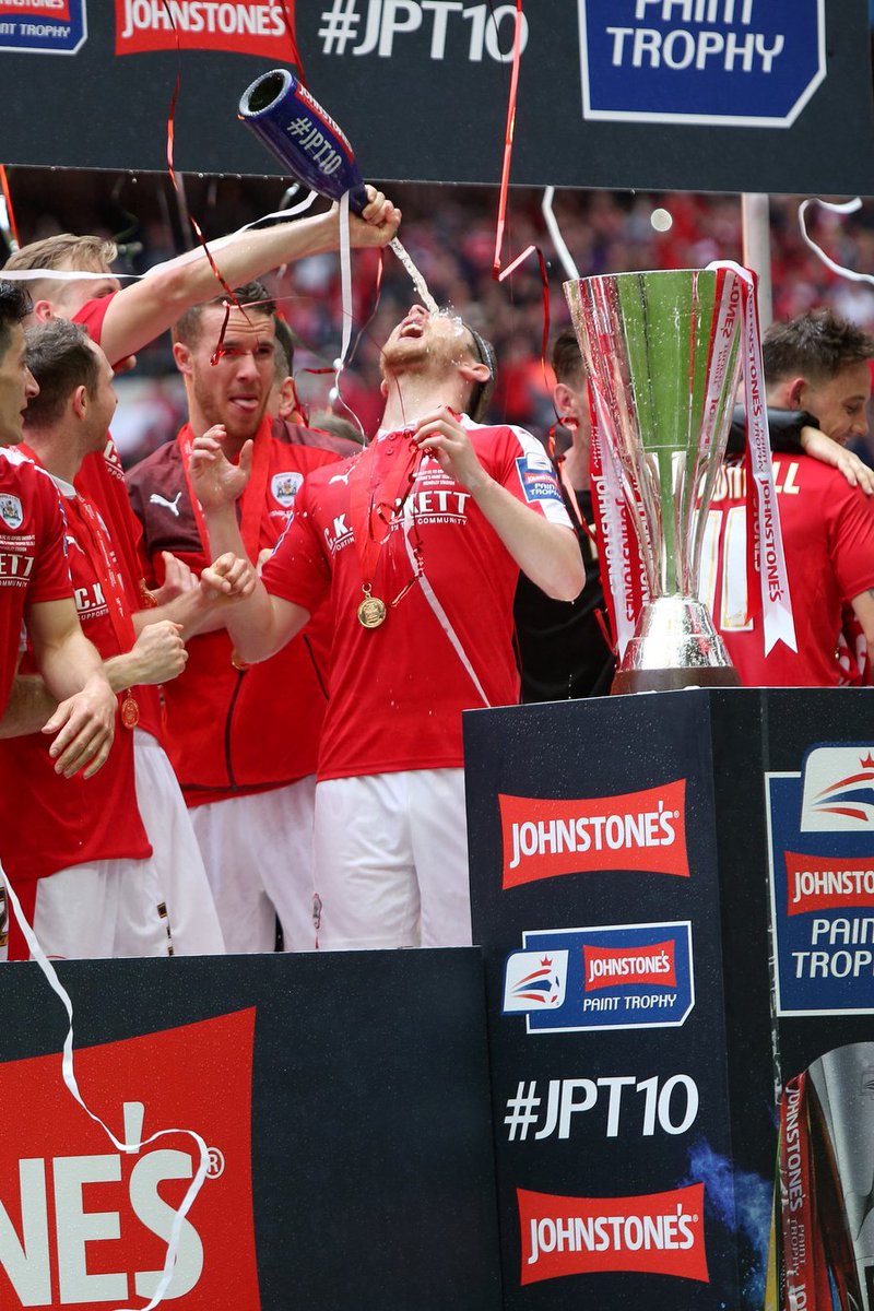 .@Winnall19 getting a soaking during yesterday's #JPT10 celebrations!