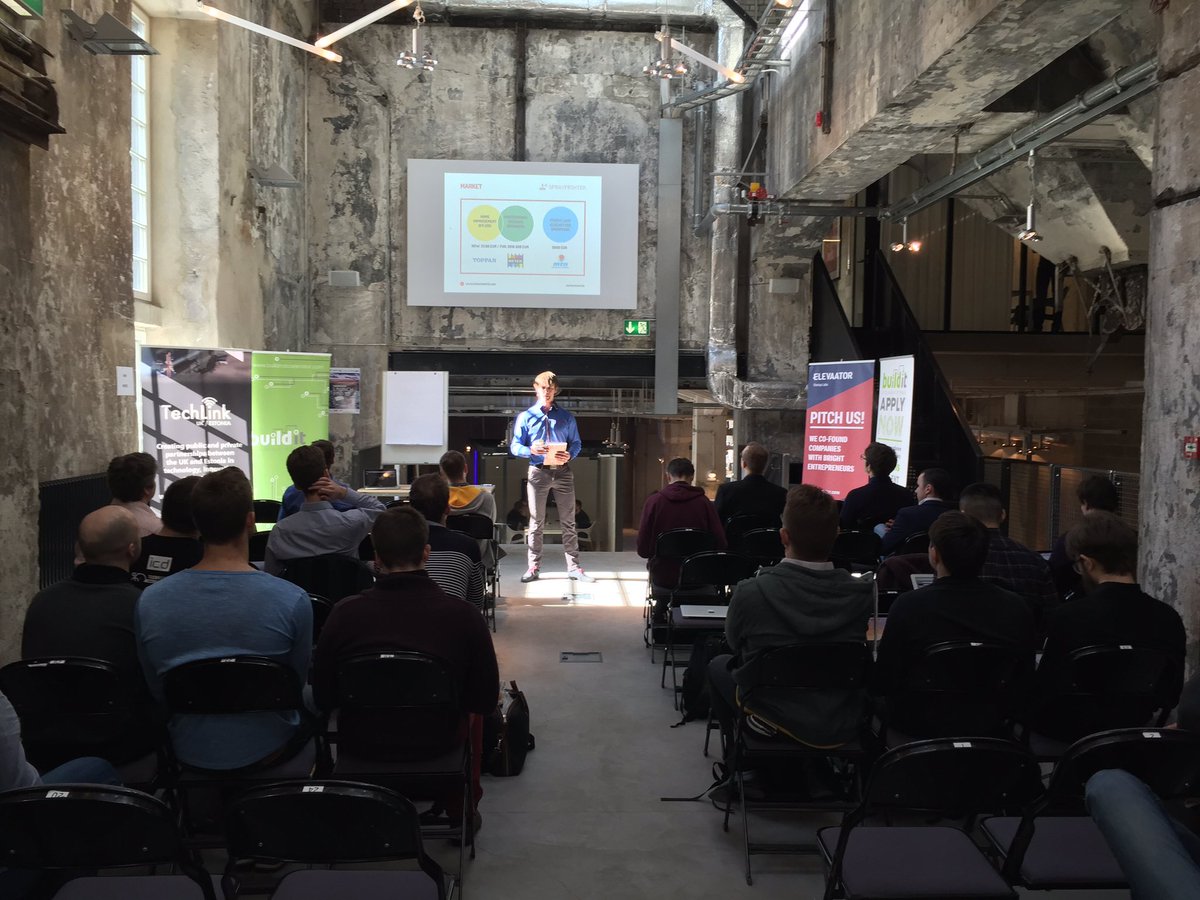 BuilditAcc's tweet photo. @SprayPrinter #pitching at #launchpadTLN @hardwareP #hardware #design #wallart https://t.co/y6OcfDjyVw
