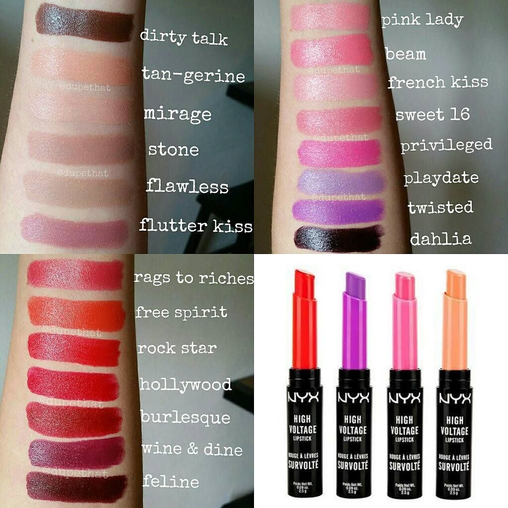 NYX HIGH VOLTAGE LIPSTICK

IDR 100K

Swatches courtesy to <a href="/dupethat/">NOPE</a>

Yuuhuuu lipstick baru… ift.tt/1RIfdOr