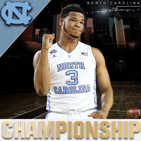 GMA's tweet image. Retweet if you're rooting for @UNC_Basketball in the #NationalChampionship! @GoHeels  #FinalFour