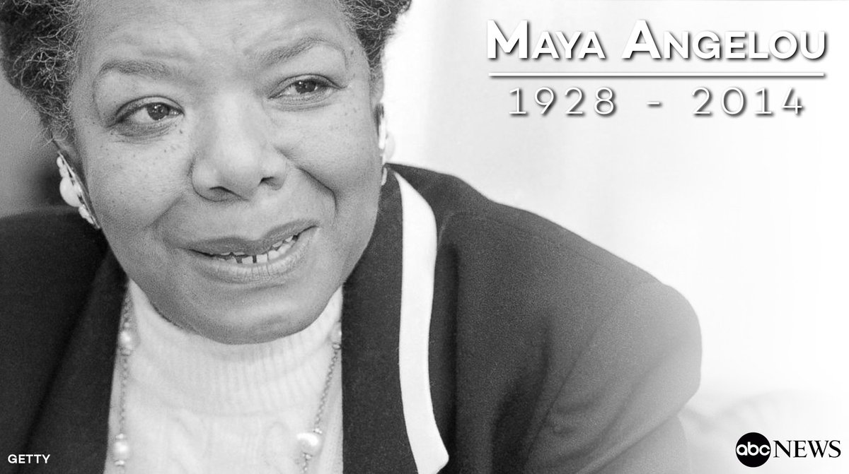 GMA's tweet photo. "Love recognizes no barriers."

Happy birthday, Maya Angelou. The American icon was born on this day in 1928. https://t.co/Us8Zs1Yq3R