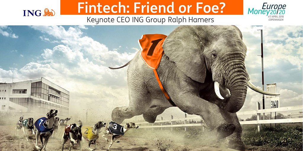 ING_news's tweet photo. Why ING teams up with #fintech. Sneak preview of #ING CEO Ralph Hamers’ keynote at #Money2020Europe on Wednesday https://t.co/xy9nvIvoor
