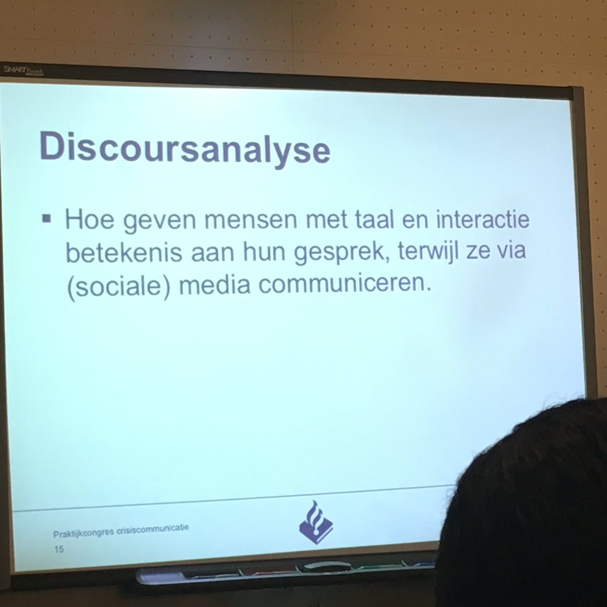 desireeleppens's tweet photo. Workshop discoursanalyse door @annetklarenbeek #crisiscomm16 https://t.co/2wFUX5dICk