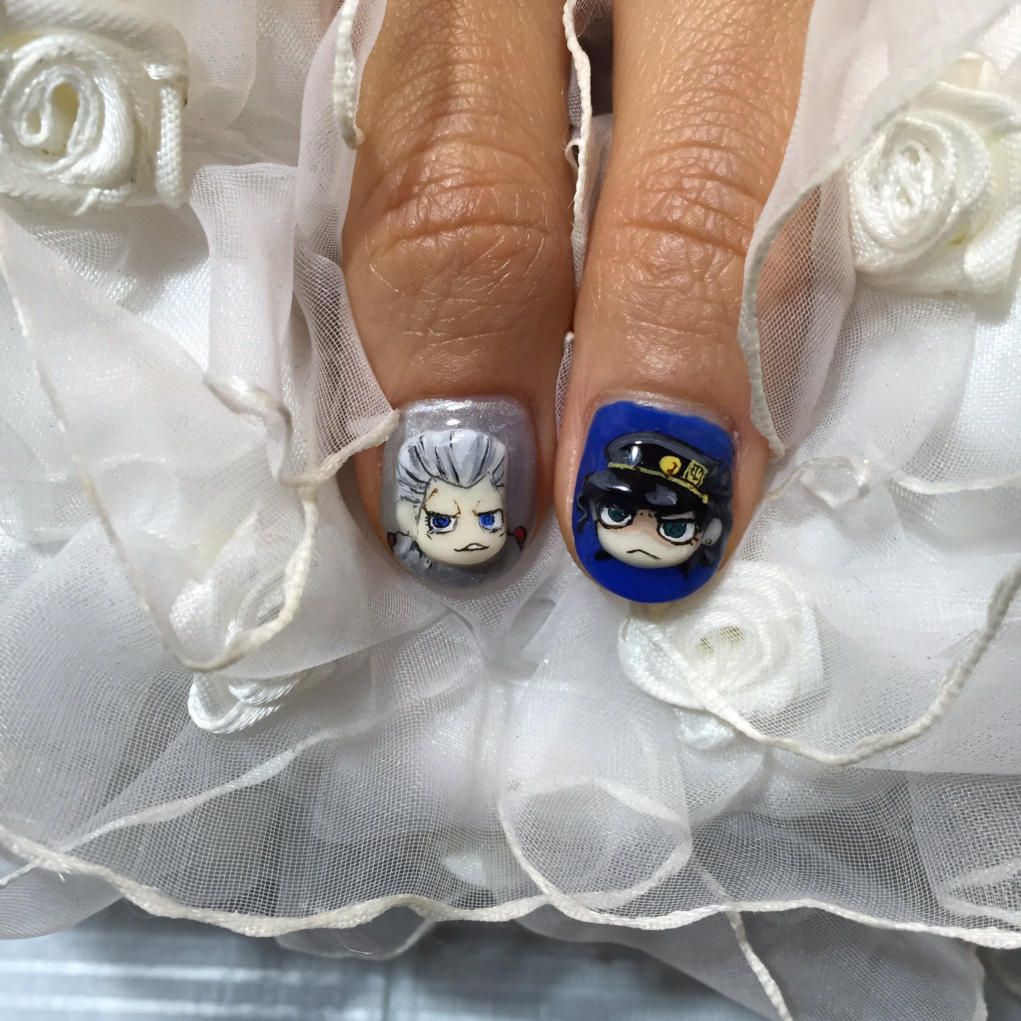 Stoneocean橘屋 痛ネイル屋さん V Twitter お客様ネイル ジョジョ 3部スターダストクルセイダースよりジョースター御一行を3dで可愛く乗っけました ポルナレフ 承太郎 花京院 ジョセフ アヴドゥル イギー それぞれのモチーフも入れて可愛い Stoneocean橘屋 痛ネイル屋さん V Twitter お客様ネイル ジョジョ 3部スターダストクルセイダースよりジョースター御一行を3dで可愛く乗っけました ポルナレフ 承太郎 花京院 ジョセフ アヴドゥル イギー それぞれのモチーフも入れて可愛い