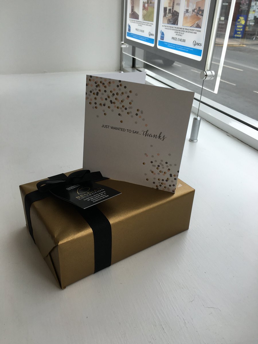 Daleeddison's tweet photo. We can't wait to open these yummy chocs given to us by a #HappyClient. #BestAgent #WeLoveSellingHouses #Silsden https://t.co/RX47h2IVGY