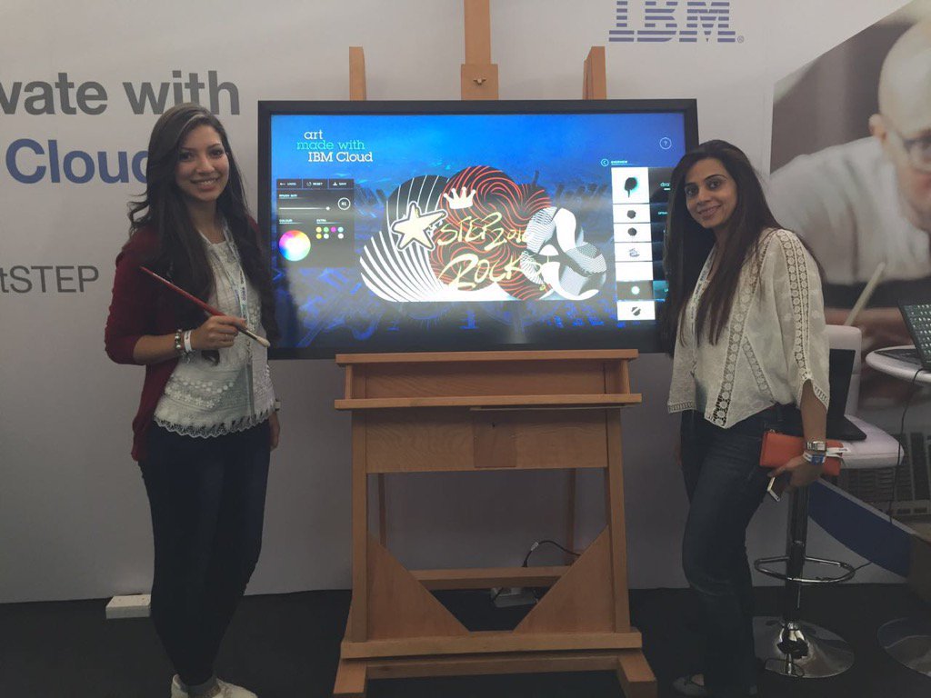 asmashabab's tweet image. Did u check out t Urban Art Cloud yet?Drop by at our booth 2 find out more + create ur own art! #IBMatSTEP #STEP2016
