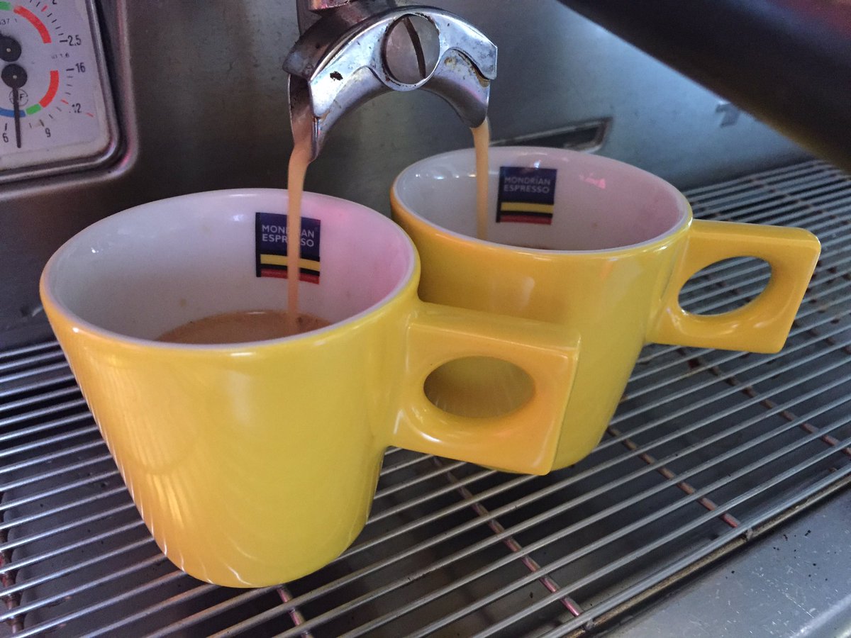 Vanaf nu ook #Mondrianespresso bij Red's Tapas Grill &amp; Bar in Ede! #kwaliteit ☕️😃