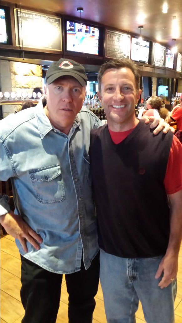 Jonathanhawgood's tweet photo. Began the day getting a picture with Tom from The Bob &amp; Tom Show! https://t.co/TmzClEro2i
