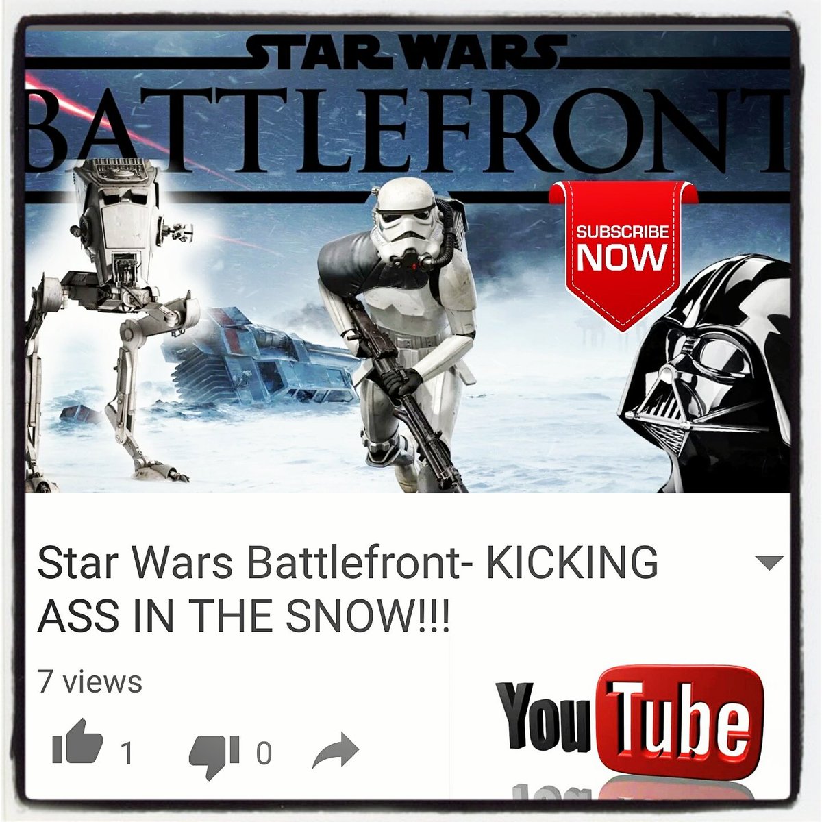 OfficialDrewENT's tweet photo. NEWEST YOUTUBE VIDEO IS UP https://t.co/XIIkGsQgF5 #StarWars #StarWarsRebels #StarWarsBattlefront #gaming  #game https://t.co/QU43Jd2eqY
