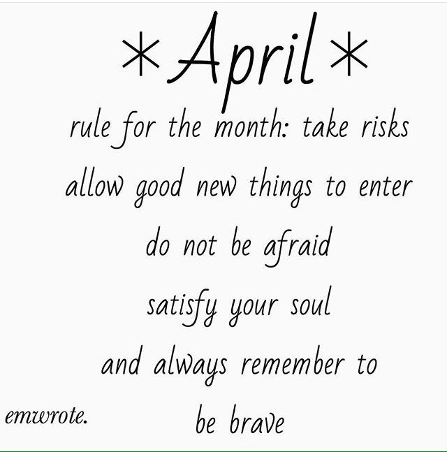 IsabelsBookClub's tweet image. Great idea for April. #NotTooLateToStart  #BeBrave #ThinkBIGSundayWithMarsha