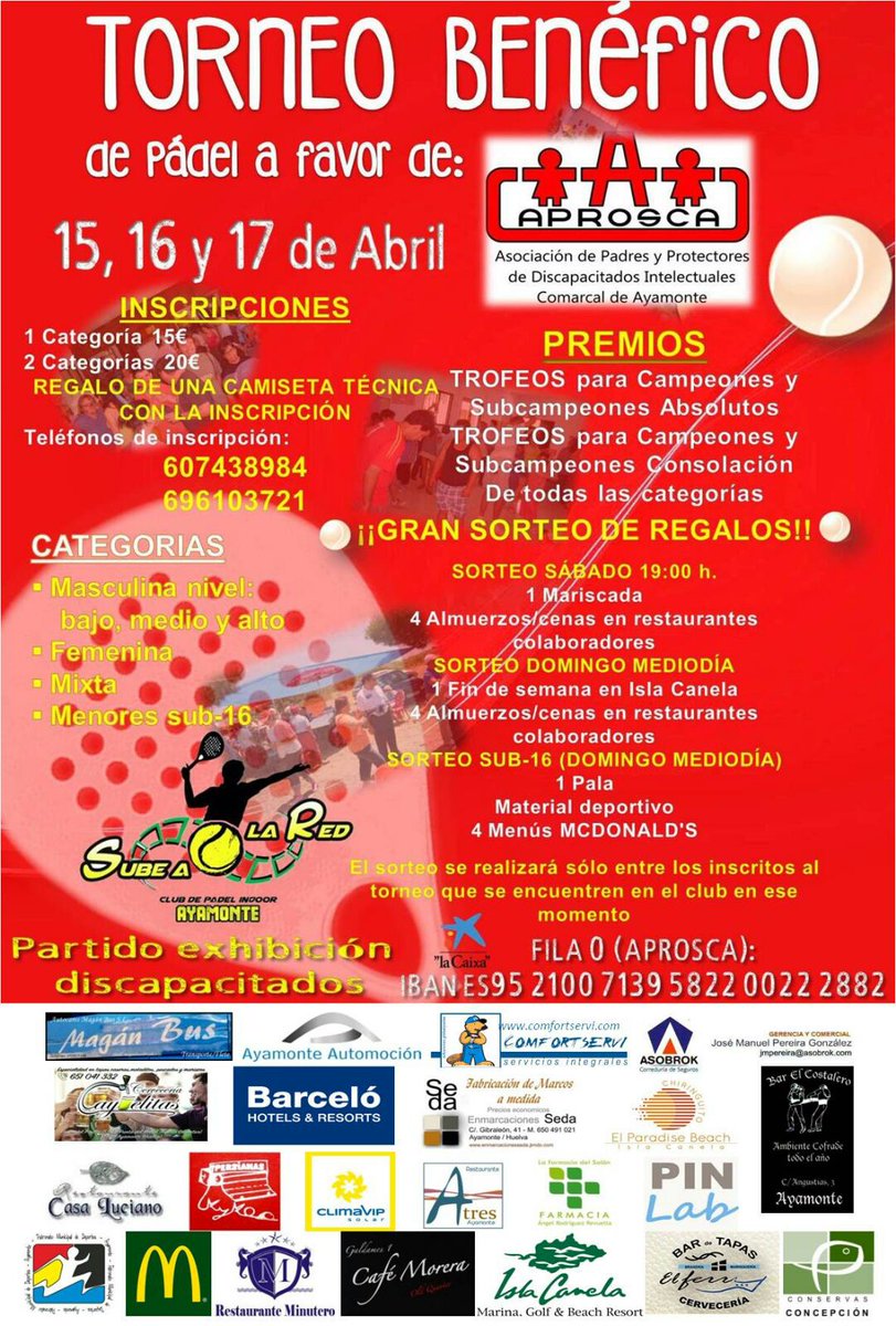 PadelAyamonte's tweet photo. https://t.co/6tmKqTUbwD