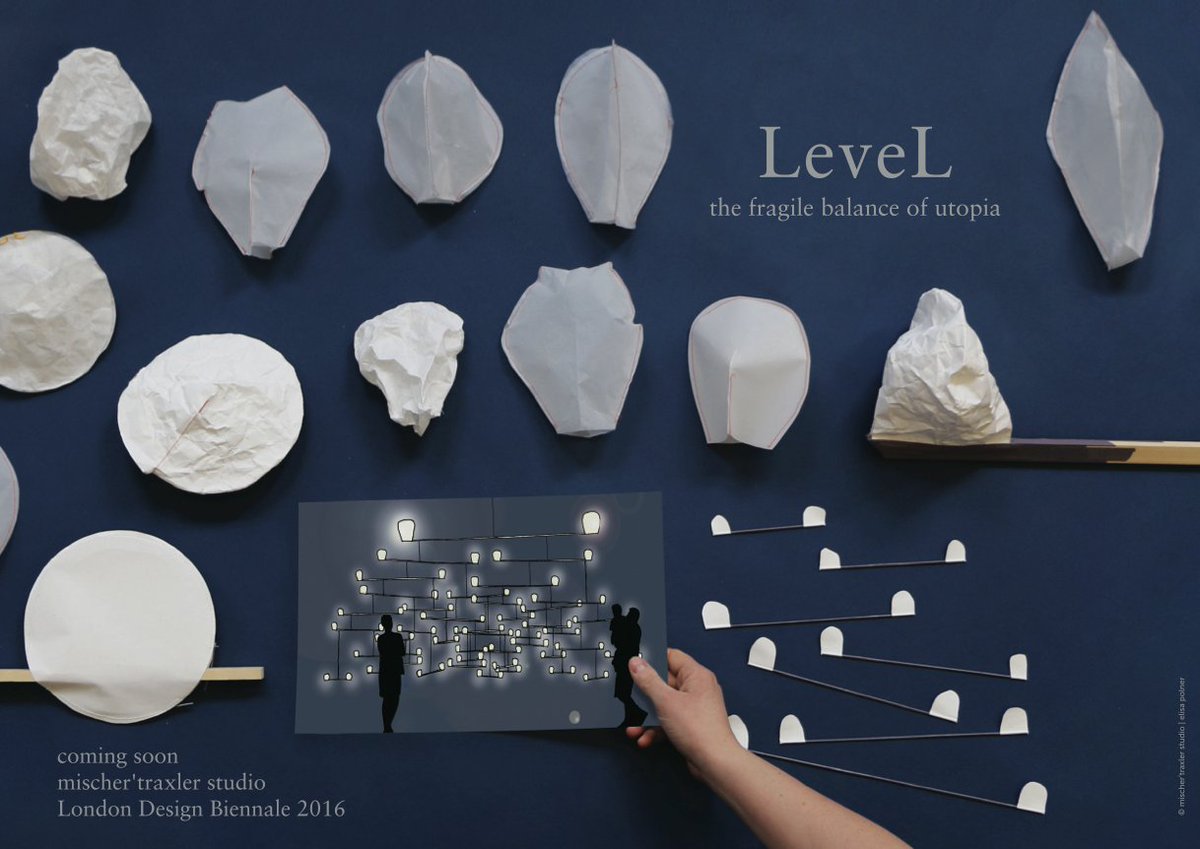designaustria's tweet photo. LEVEL the fragile balance of utopia by mischer'traxler studio curated by @TAGeisler @londonbiennale 7-27 Sep #LDB16 https://t.co/dgphlvVlxY