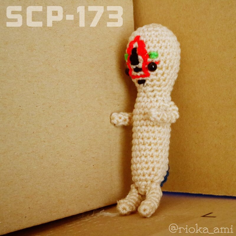 SCP 173: Crochet pattern