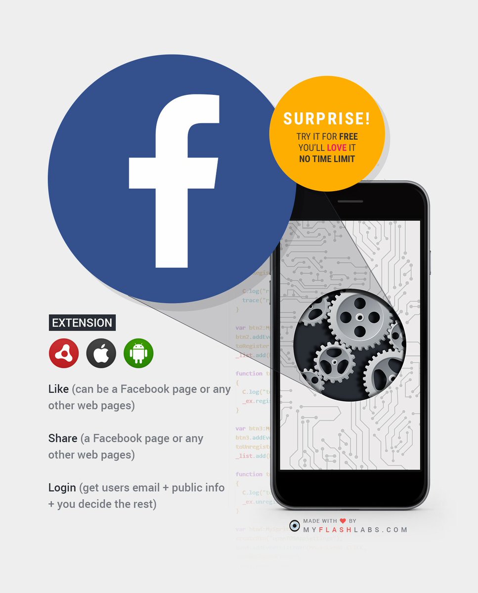 myflashlab's tweet image. #AdobeAir authentication made easy! #Facebook #AirNativeExtension helps!
myflashlabs.com/product/facebo…