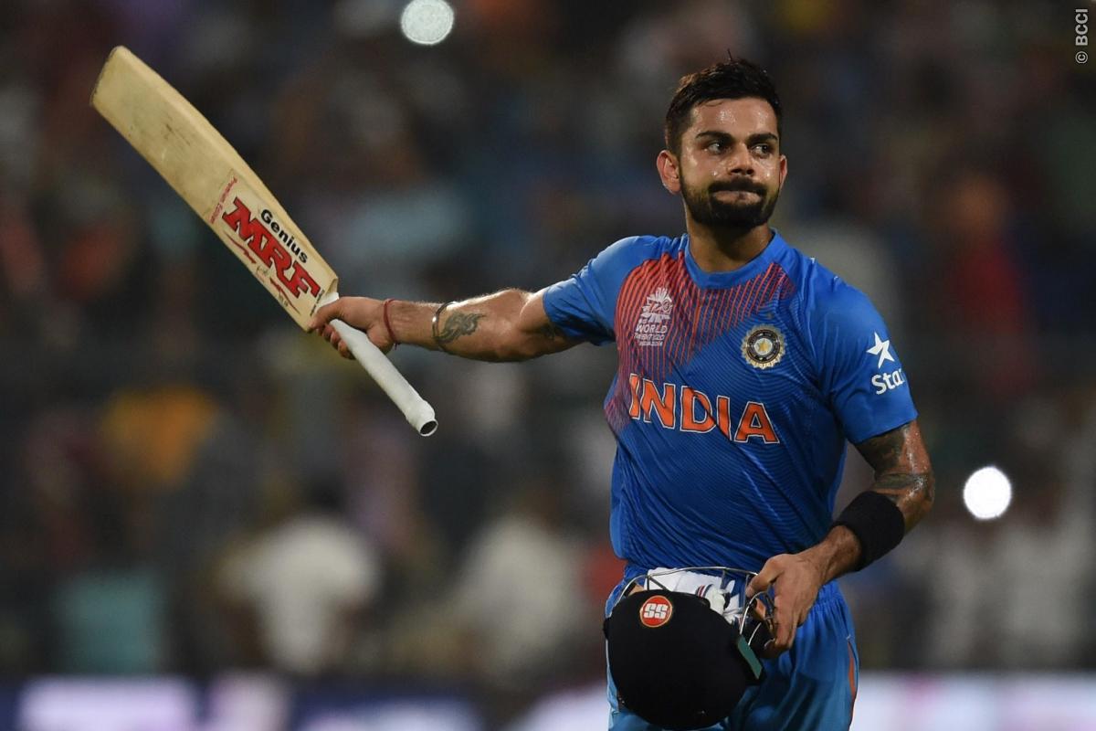 BCCI's tweet photo. NEWS: @imVkohli named Captain of @ICC WT20 team of the tournament. Nehra also makes the cut https://t.co/4ylpmN2h1a https://t.co/j1GgpKW8x8