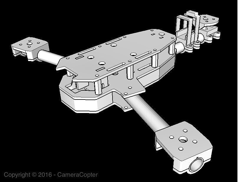 CameraCopter's tweet photo. New T3D comming soon!! #tricopter #t3d #fpv #racer #gopro #fatshark #sketchup #solidworks #print #3dprint #carbon #… https://t.co/PQhUXl2SGp