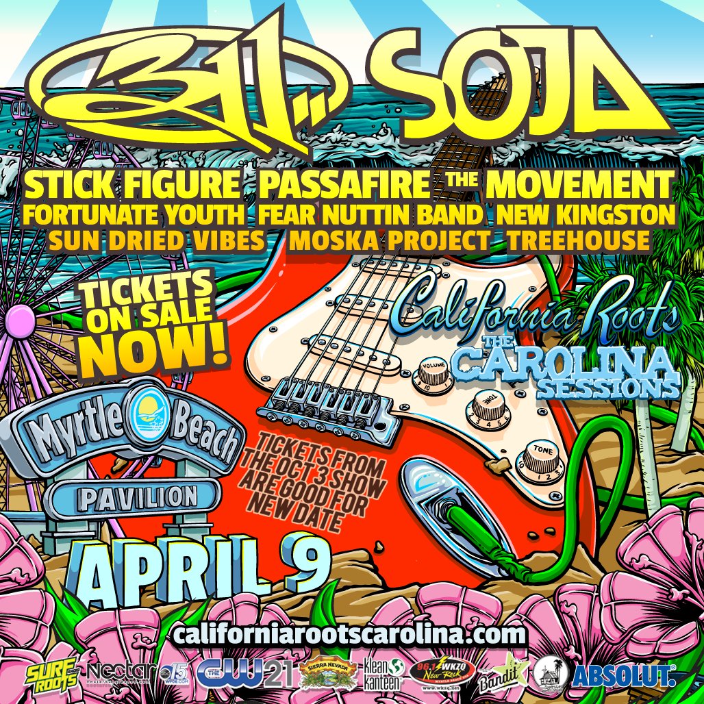 CarootsCarolina's tweet image. Could this weekend get any better w/ @311 @SOJALive @StickFigureDub  &amp;amp; More?! calirootscarolina.com #Stoked